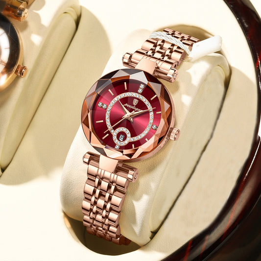 "Women's Waterproof Ultra-Thin Fashion Quartz Alloy Watch"